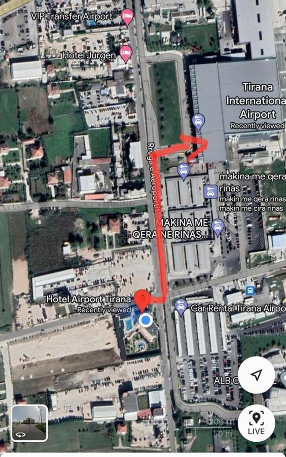 Hotel Airport Tirana Rinas Esterno foto